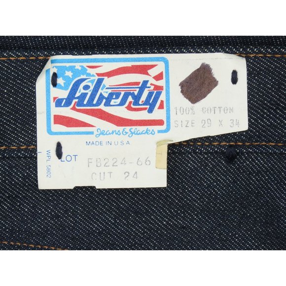 1970s Vintage Liberty Jeans 28x35 - Picture 3 of 4